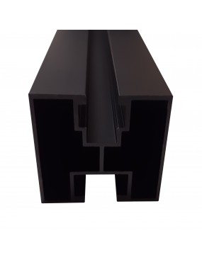 Profil do montażu paneli fotowoltaicznych 40x40 4,4 m Czarny Przekrój