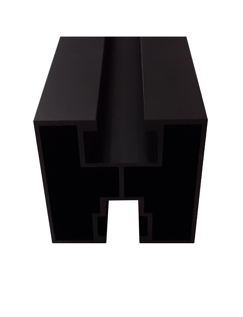 Profil do montażu paneli fotowoltaicznych 40x40 4,4 m Czarny Zoom