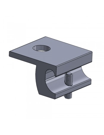 Earthing clamp for rail