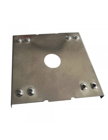 Grounding plate for PV modules - U version