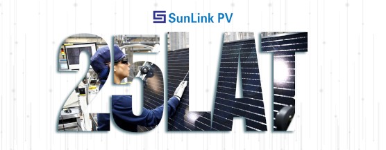 Ćwierć wieku gwarancji na moduły SunLink PV